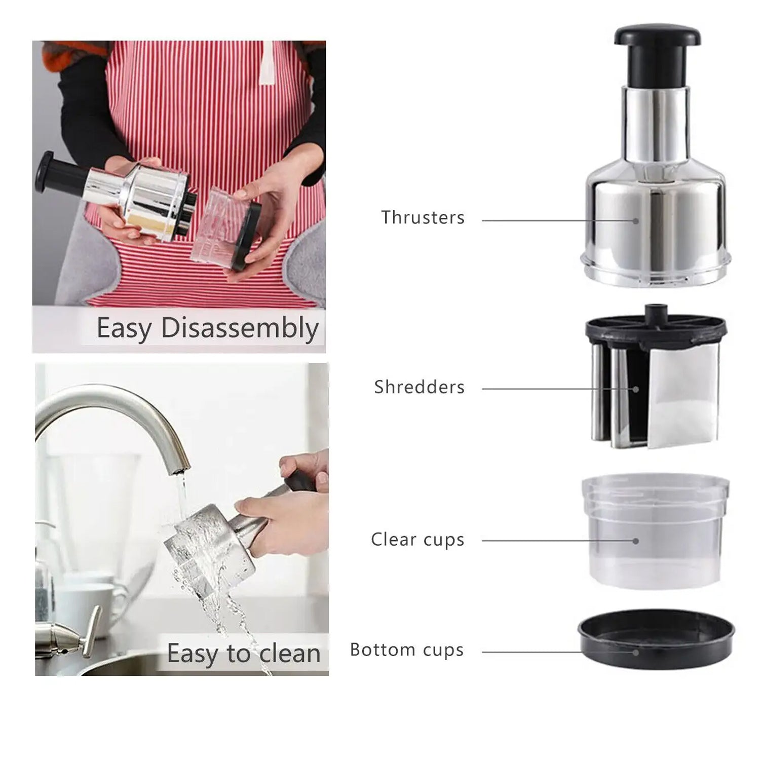 Food Cutter, Multifunctional Stainless Steel Blade Onion Cutter Food Vegetable Cutting Tool Home Kitchen Accessory, Vegetable Onions Garlic Nuts Salads Hand Chopper Kitchen Food Cutter, Multifunctional Stainless Steel Blade Onion Cutter Food Vegetable Cutting Tool Home Kitchen Accessory, Vegetable Onions Garlic Nuts Salads Hand Chopper Kitchen